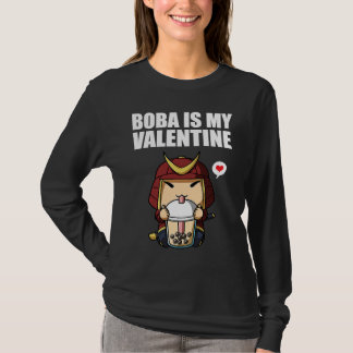 Camiseta Boba Tea is My Valentine Samurai Anti Valentines D