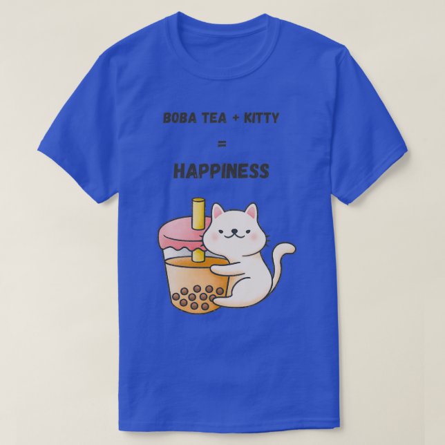 Camiseta Boba Tea Kitty Happiness (Diseño del anverso)