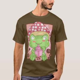Camiseta Boba Tea Para Mujeres Y Chicas Kawaii Cot