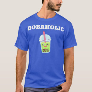 Camiseta Bobaholic Boba Tea Bubble Anime Kawaii 