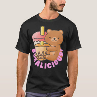 Camiseta Bobalicious Funny Kawaii Boba Tea Cute Bear Charac