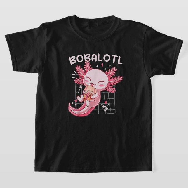 Camiseta Bobalotl Axolotl Boba Tea Bubble Anime Gift Girls  (Distribución)