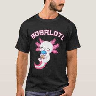 Camiseta Bobalotl Axolotl Boba Tea Bubble Leche