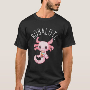Camiseta Bobalotl Axolotl Boba Tea Bubble Tea Leche