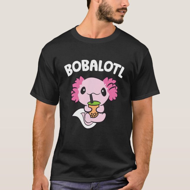 Camiseta Bobalotl Axolotl Bubble Tea Bubble Millina Boba Te (Anverso)