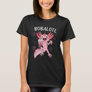 Camiseta Bobalotl Axolotl Cute Axolotl Bebida Boba Tea
