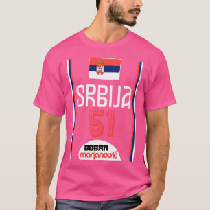 Camiseta Boban Marjanovic Retro Serbia Euro Ventilador de B