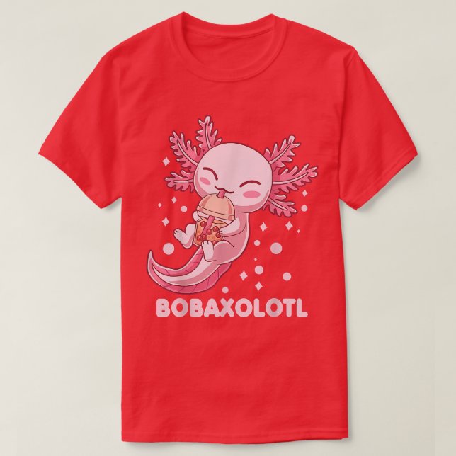 Camiseta Bobaolotl Boba Tea Bubble Mill Kawaii Aolotl (Diseño del anverso)