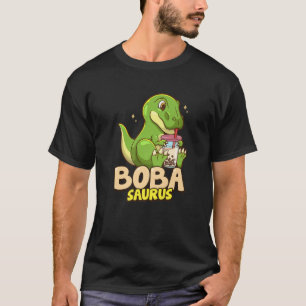 Camiseta Bobasaurus Cute Dinosaur Boba Burbuja Leche Té Amo