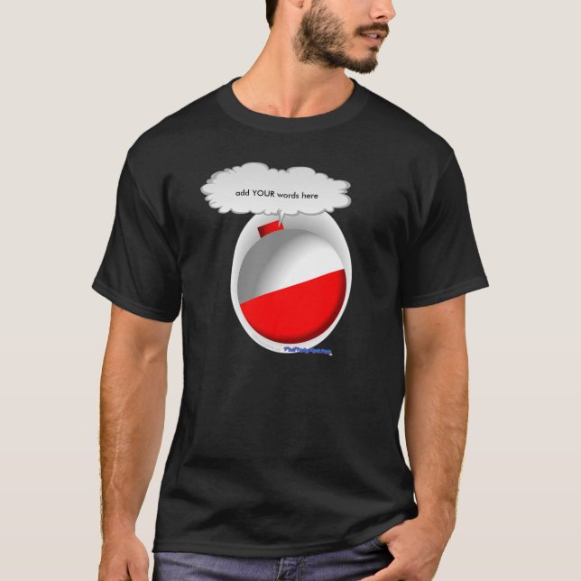 Camiseta Bobber de la pesca que habla (Anverso)