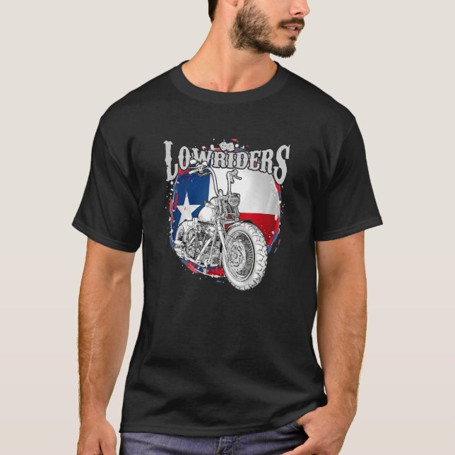 Camiseta Bobber Low Rider Clothes Chicano Cholo Vicla Lowri (Anverso)