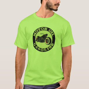 Camiseta - Bobber - motor Oil Gasoline -