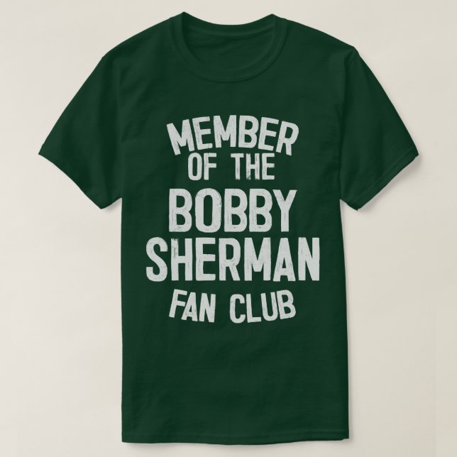 Camiseta Bobby Sherman Fan Club (Diseño del anverso)