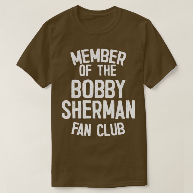 Camiseta Bobby Sherman Fan Club (Diseño del anverso)