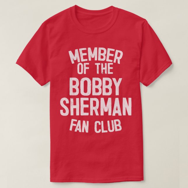 Camiseta Bobby Sherman Fan Club (Diseño del anverso)