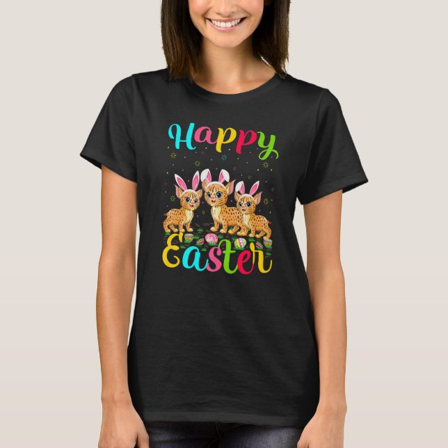 Camiseta Bobcat Funny Easter Egy Bunny Bobcat Feliz Pascua (Anverso)
