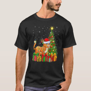 Camiseta Bobcat Navidad navideña Santa Bobcat Árbol de Navi