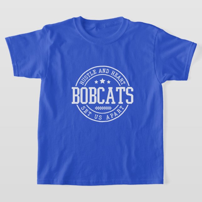 Camiseta Bobcats Hustle and Heart (Distribución)