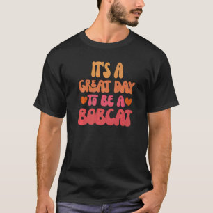 Camiseta Bobcats Team Spirit School Sports Han Mascot Teach