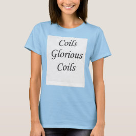 Camiseta Bobinas Gloriosas Coils Cabello Natural Tee Shirt 