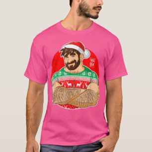 Camiseta Bobo BearAdam Likes Crossing Arms at Christmas Par