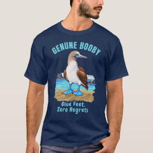 Camiseta Bobo de Patas Azules Humor de Aves Tropicales