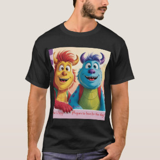 Camiseta "Bobo y Zippy: Amigos brillantes en un mundo de mo