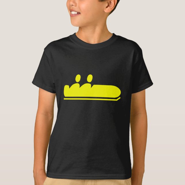 Camiseta Bobsled - Amarillo (Anverso)