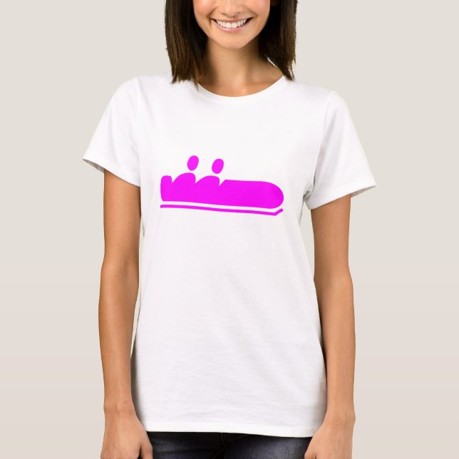 Camiseta Bobsled - Magenta (Anverso)