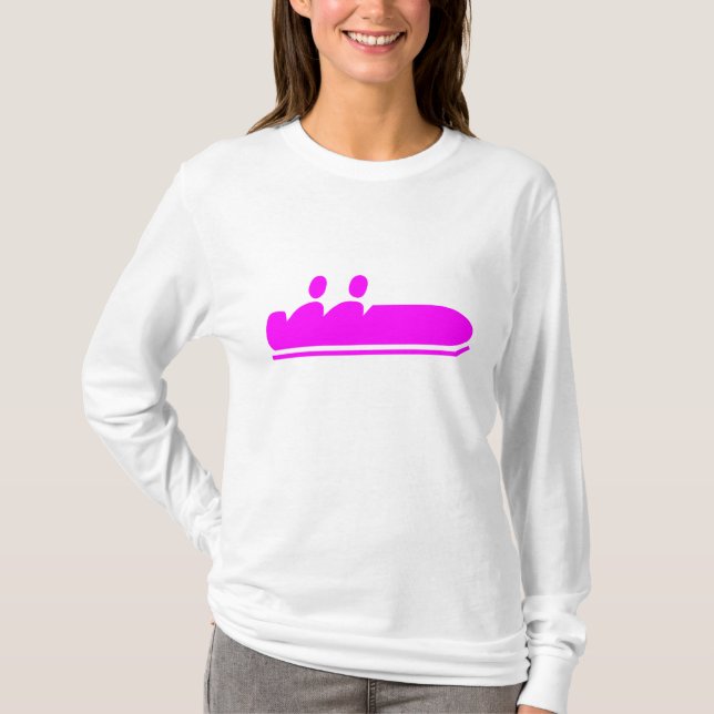 Camiseta Bobsled - Magenta (Anverso)