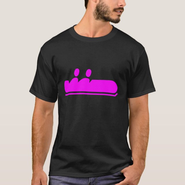 Camiseta Bobsled - Magenta (Anverso)
