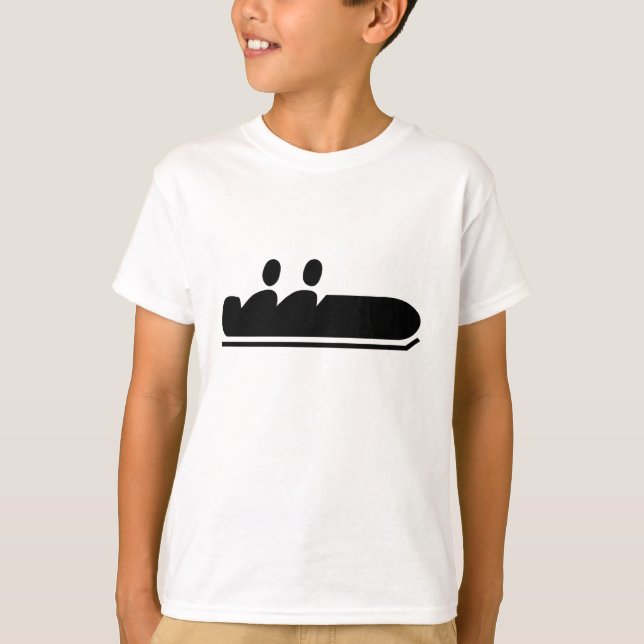 Camiseta Bobsled - Negro (Anverso)