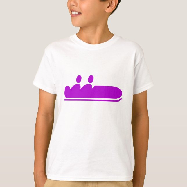 Camiseta Bobsled - Púrpura (Anverso)