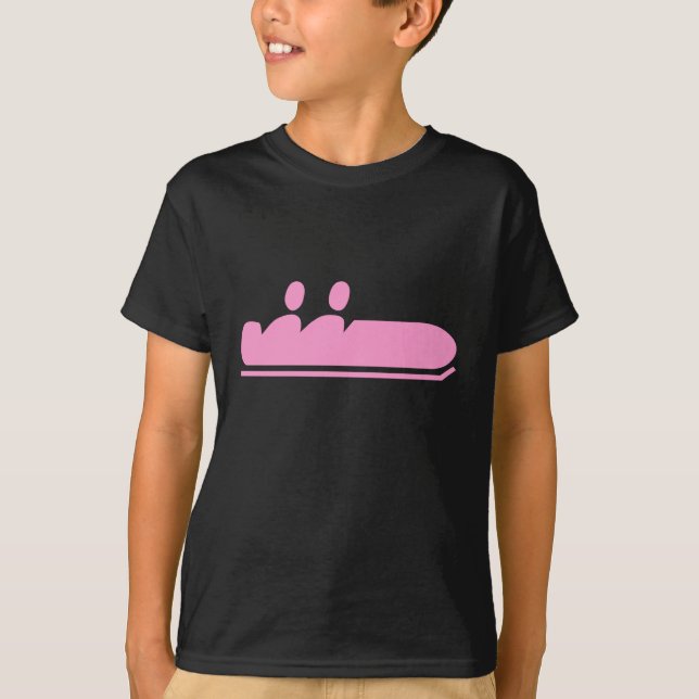 Camiseta Bobsled - Rosa (Anverso)