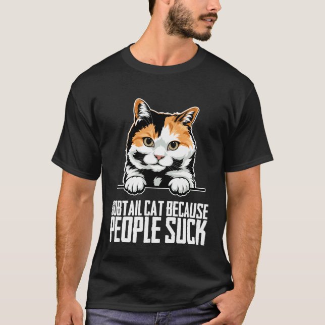 Camiseta Bobtail  Gato Bobtail  Mamá Bobtail  6 (Anverso)