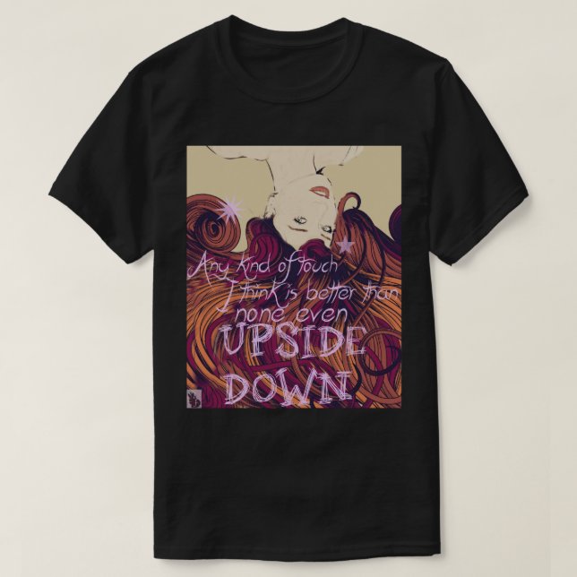 Camiseta Boca abajo (Diseño del anverso)