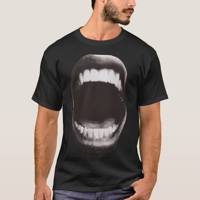 Camiseta boca abierta (Anverso)