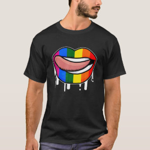 Camiseta Boca arcoiris levanta transexual lesbiana gay LGBT