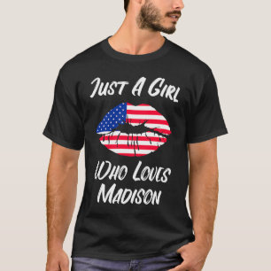 Camiseta Boca Boca Amor Bandera Americana Madison