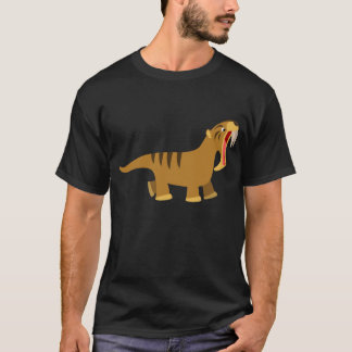 Camiseta Boca corta Personalizado Thylacosmilus T-Shirt