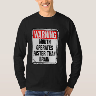 Camiseta Boca De Advertencia Funciona Más Rápido Que El Per