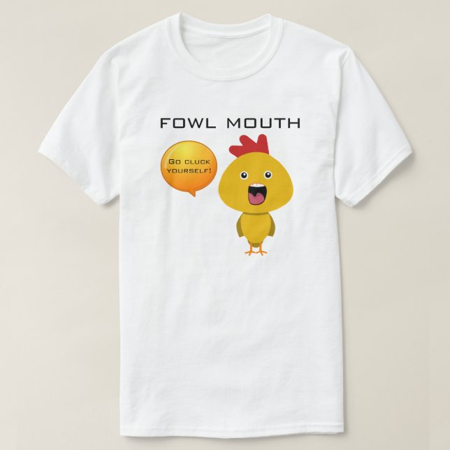 Camiseta Boca de ave (Diseño del anverso)
