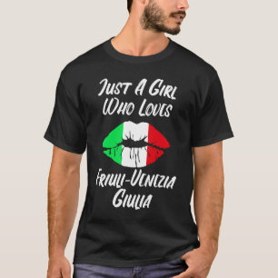 Camiseta Boca de boca Ama Bandera Italiana Friuli Venezia G