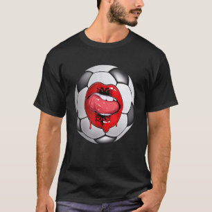 Camiseta Boca de la bandera albanesa de Albania