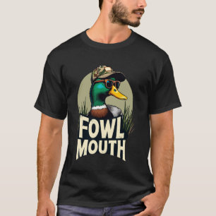Camiseta Boca de lechón mallard Caza divertida de pato