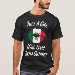 Camiseta Boca de los labios amor Bandera mexicana Tuxtla Gu