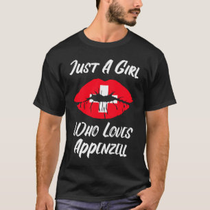 Camiseta Boca de los labios Bandera de Suiza Appenzell