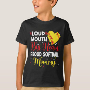Camiseta Boca Fuerte Corazón Grande Orgullosa Mamá Día de l