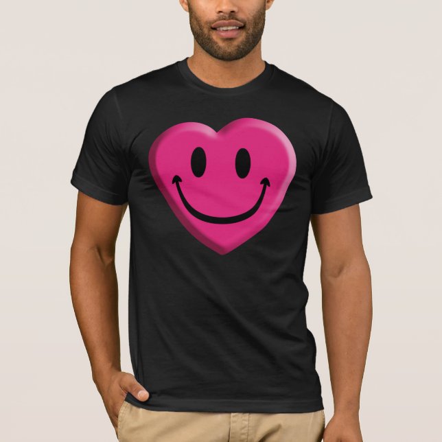 Camiseta Boca grande del corazón (Anverso)