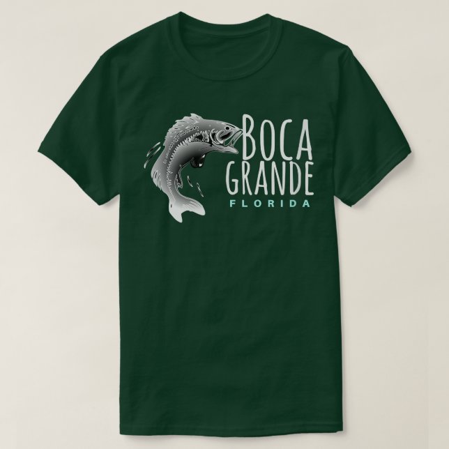 Camiseta Boca Grande Florida , pescadores Boca Grande (Diseño del anverso)